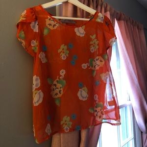 Francesca’s and Forever 21 Sheer Tops